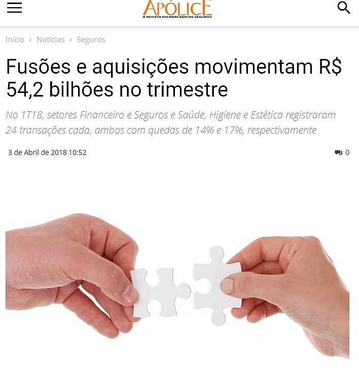 Fuses e aquisies movimentam R$ 54,2 bilhes no trimestre